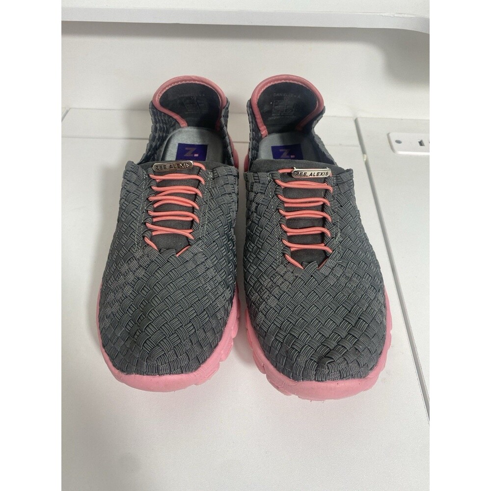 ZEE ALEXIS Women's Danielle Charcoal Melon Sneakers US 10 - Picture 2 of 16